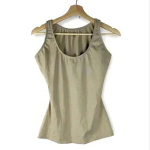 Assets by Spanx Clever Controller Tan Tank Womens Size XL